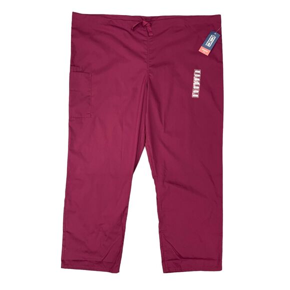 Cherokee Scrub Pants Adult 2XL XXL Plum Purple Breathable Medical Workwear New - Picture 1 of 14